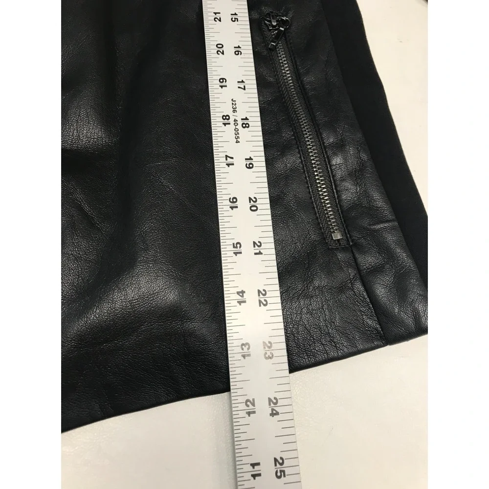 Chicos Jacket Womens Extra Large 3 Black Faux Leather Vegan Asymmetrical Moto